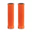 FUNN Holeshot Mountain Bike Grips with Single Sided Locking Clamp in Orange